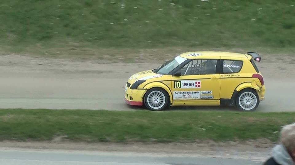 Martin Pedersen deltog i Pinsen i første afdeling af DM i Rallycross på Nisseringen.
(Foto: Stefan Beyer)